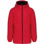 Kariban Parka à capuche recyclée red