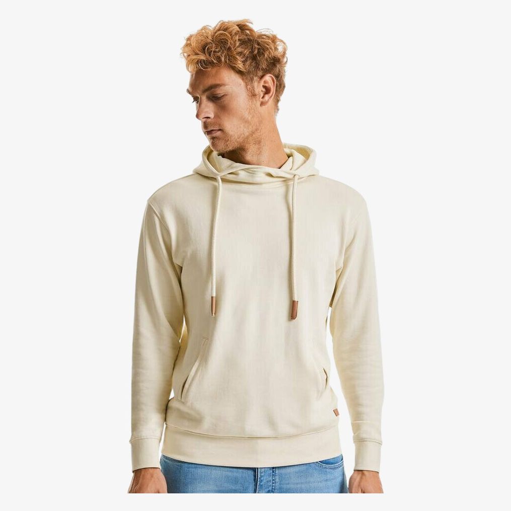 Pure Organic High Collar Hooded Sweat Russell-pure-organic