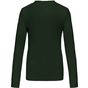 kariban T-shirt col V manches longues femme forest_green