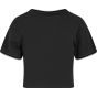 New Morning Studios Ladies cropped tee black