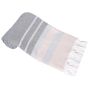 A&R Serviette Alicante Hamamzz® en éponge Black / Grey / Sand