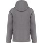 Kariban Veste Softshell 3 couches à capuche avec manches amovibles unisexe marl_grey