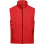 James&Nicholson Men´s Softshell Vest red