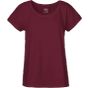 Neutral Ladies Loose Fit T-Shirt bordeaux