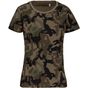 kariban T-shirt camo manches courtes femme olive_camouflage