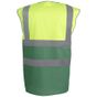 yoko Gilet haute visibilité bicolore hi_vis_yellow/paramedic_green