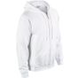 Gildan Heavy Blend Adult Full Zip Hooded Sweat white