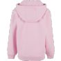 Build Your Brand Kids Fluffy Hoody Soft pink