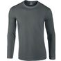 Gildan Adult Long Sleeve T-Shirt charcoal