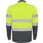 Roly WRK Polaris L/S plomb/jaune_fluo