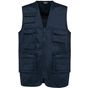 WK Designed To Work Gilet polycoton multipoches doublé unisexe navy