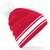 Beechfield Bonnet Stadium classic_red/white