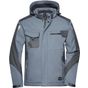 James&Nicholson Craftsmen Softshell Jacket -STRONG- carbon/black