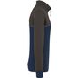 WK Designed To Work Sweat-shirt écoresponsable col zippé unisexe navy/dark_grey