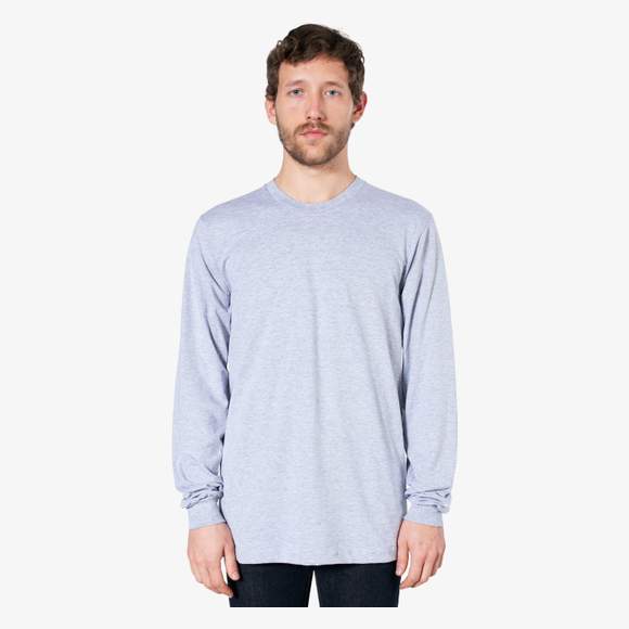 American apparel t 2025 shirt manche longue