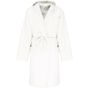 Kariban Peignoir de bain à capuche Bio white