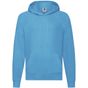 fruit of the loom Lightweight Hooded Sweat azure_blue