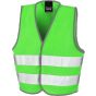 Result Junior enhanced visibility vest lime
