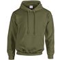 Gildan Adult Hooded Sweatshirt vert militaire