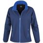 result Womens Printable softshell navy/royal