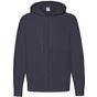 fruit of the loom Lightweight Hooded Sweat Jacket - bleu_fonce - S