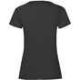 fruit of the loom Tee-shirt femme Valueweight noir