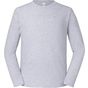 fruit of the loom Iconic 195 Ringspun Premium Long Sleeve T heather_grey