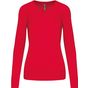 Kariban Pull col V femme red