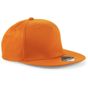 Beechfield Casquette snapback rappeur à 5 panneaux orange