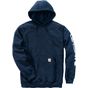 carhartt MIDWEIGHT HOODED LOGO SWEATSHIRT navy