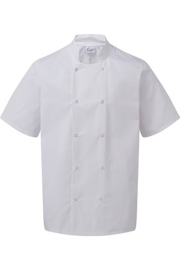 Image produit Veste de cuisine à manches courtes et à boutons-pression