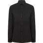 Henbury Ladies' modern s/s oxford shirt - regular fit black