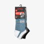 Spiro 3-pack mixed stripe COOLMAX® sneaker socks