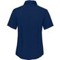 fruit of the loom Short Sleeve Oxford Shirt Lady-Fit marine
