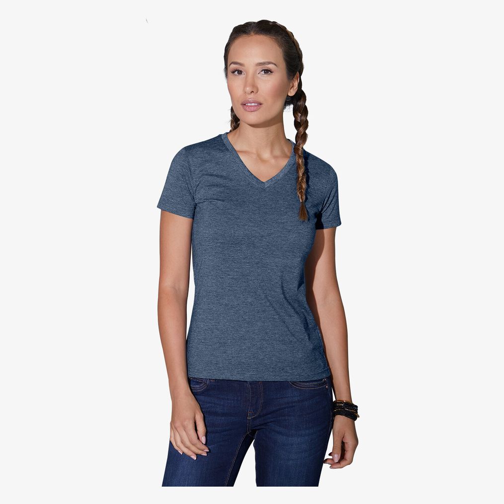 Ladies' Heather T-Shirt James&Nicholson