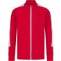 Finden+Hales Adults' knitted tracksuit top red/white
