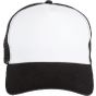 K-up Casquette trucker - 5 panneaux black/white