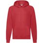 fruit of the loom Lightweight Hooded Sweat - rouge - M