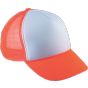 K-up Casquette Trucker enfant - 5 panneaux white/fluorescent_orange