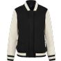 HRM Women´s Premium College Jacket Black / Off white