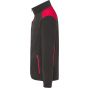 JHK Full zip fleece jacket black/red
