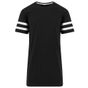 Build Your Brand Stripe Jersey Tee - black/white - 2XL