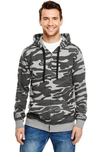 Image produit Full Zip Camo Hooded Fleece Jacket