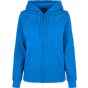 Build Your Brand Basic Ladies Basic Zip Hoody Intense blue