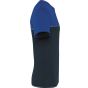 WK Designed To Work T-shirt bicolore écoresponsable manches courtes unisexe navy/royal_blue