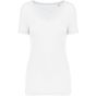 kariban T-shirt Lyocell TENCEL™ col V manches courtes femme - 145 g white