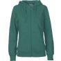 Neutral Ladies Zip Hoodie teal