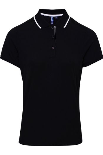 Image produit Polo Coolchecker® contrasté pour femme
