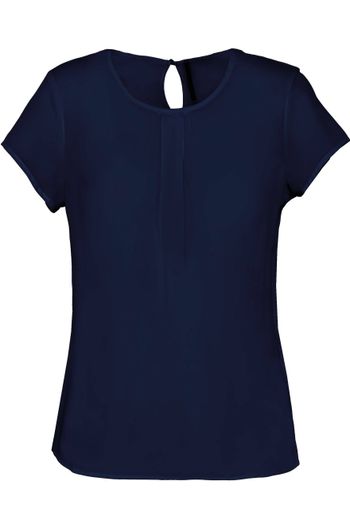 Image produit Blouse crêpe manches courtes femme