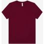 Bella Women's relaxed jersey short sleeve tee maroon